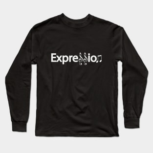 Expression artistic text design Long Sleeve T-Shirt